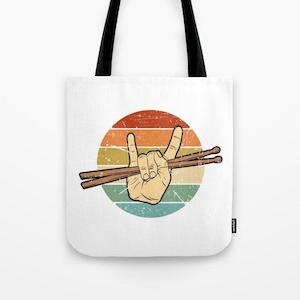 Drumming Lovers Tote Bag