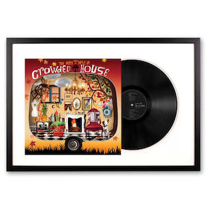 Framed Crowded House the Very Very Best of Crowed House - Double Vinyl Album Art