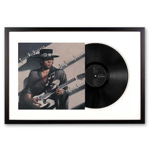 Decoration: Framed Stevie Ray Vaughan Texas Food Vinyl Album Art