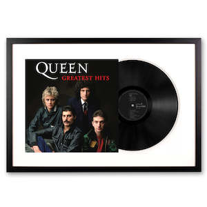 Framed Queen Greatest Hits - Double Vinyl Album Art