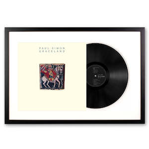 Decoration: Framed Paul Simon Graceland Vinyl Album Art