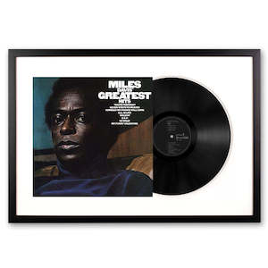 Framed Miles Davis Greatest Hits Vinyl Album Art