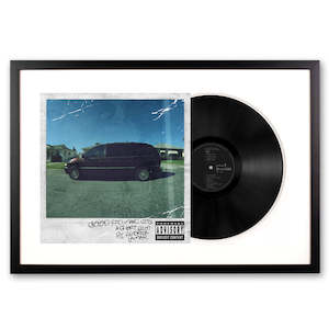 Decoration: Framed Kendrick Lamar Good Kid, M.A.A.D City - Double Vinyl Album Art