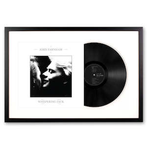 Decoration: Framed John Farnham Whispering Jack Vinyl Album Art