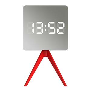 Newgate Space Hotel Droid Led Alarm Clock Red