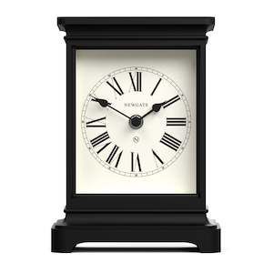 Newgate Time Lord Mantel Clock Matte Black