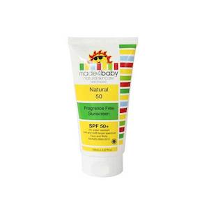 Made4Baby Natural Sunscreen spf50+ For Best Price In NZ at Home Pharmacy Richmond Road