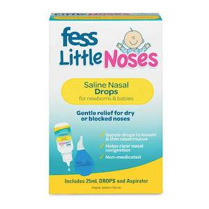 Fess Little Nose Drops and Aspirator For Best Price In NZ at Home Pharmacy Richmond Road