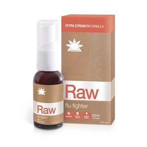 Products: Amazonia RAW Flu Fighter Spray For Best Price In NZ at Home Pharmacy Richmond Road