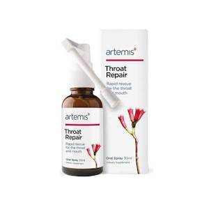 Artemis Throat Repair Spray For Best Price In NZ at Home Pharmacy Richmond Road