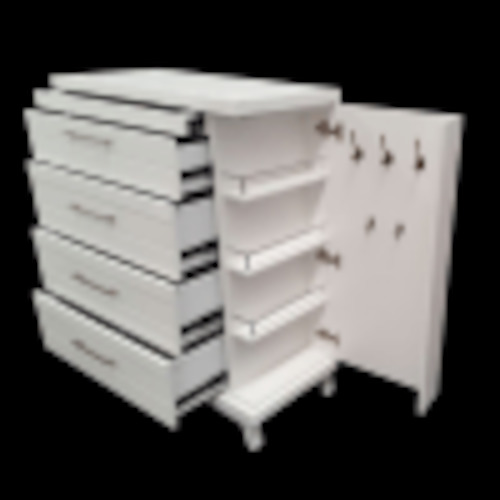 Leuven 5-drawer Tallboy