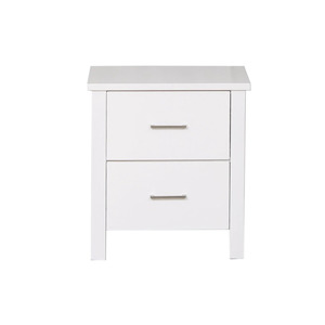 Tiana 2-drawer Bedside – White