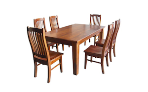 Solid NZ Pine Dining Suite - Home Planet