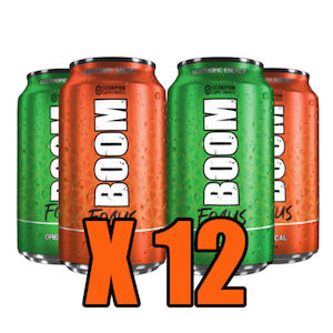 BOOM Focus Energy 440ml (12pk)