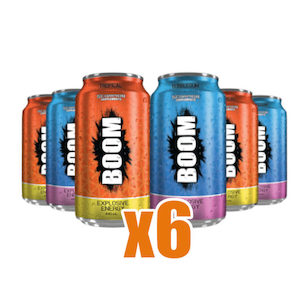 BOOM Energy 440ml Pre-Workout (6pk)