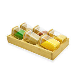 3 Tier Bamboo Drawer Organiser