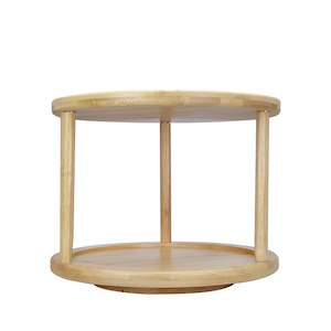 Bamboo Lazy Susan /Turntable -Double