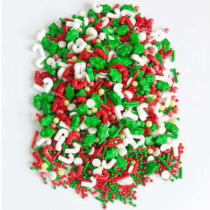 Holly & Candy Cane Sprinkles