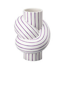 Collectable: Node Stripes Plum Vase