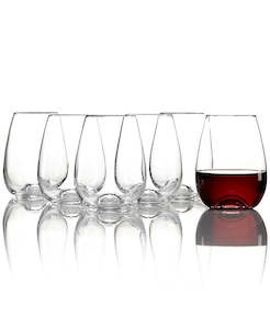 Tuscany Stemless Wine Set Of 6