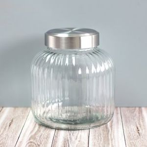 Glassware: Glass Barrel Small 18cm