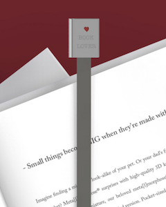 Stellar Haus Metal Bookmark - Book Lover