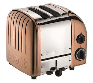 Kitchen Appliances: Dualit 2 Slice Copper Toaster