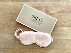 Silk Eye Mask Pink