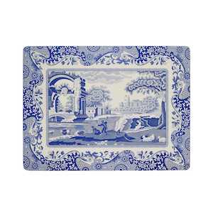 Blue Italian Placemats Set 4