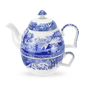 Spode: Blue Italian Tea For One