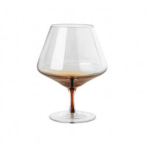 Amber Cognac Glasses Set of 4