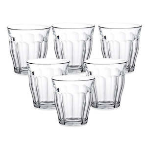 Picardie Clear Tumbler 220ml Set 6