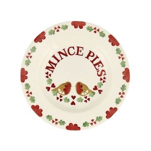 Christmas Joy Mince Pies 8 1/2" Plate