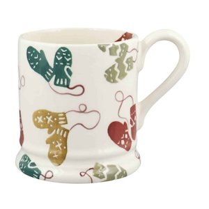 Emma Bridgewater: Half Pint Mug Christmas Mittens