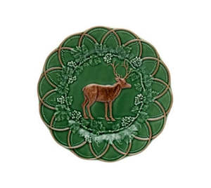 Bordallo Pinheiro: Woods Snack Plate Deer