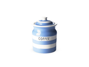 Blue Coffee Canister