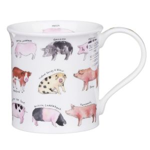 Dunoon: Pig Breeds Mug