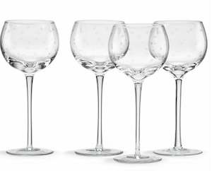 Kate Spade: Larabee Dot Wine Glasses set of 4