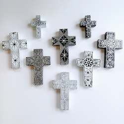 Furniture wholesaling: Hand Painted Crosses Large