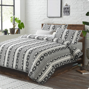 Duvet Cover Set - Cotton Candle Wick (King)