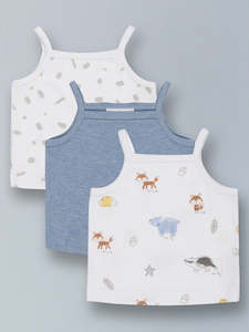 Millinery: Purple Flaunt - Boys Vests (3 Pack)