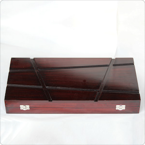 Wooden Storage Box with Lock (Red Gloss Finish)