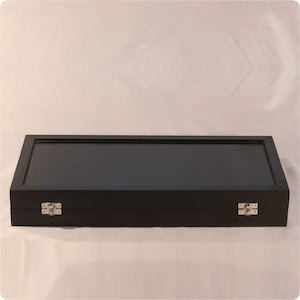 Wooden Storage Box with Lock (Dark Gloss Finish)