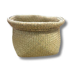 Flax / Seagrass - Pot Palm Basket (30cm)