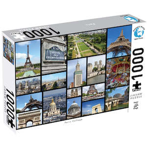 Jigsaw Puzzle - Paris Collage France (1000 Piece)