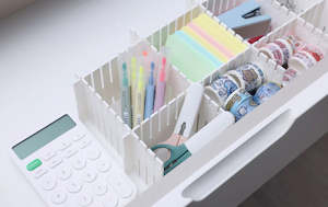 Organiser - Drawer Divide Cream (3 Sizes)