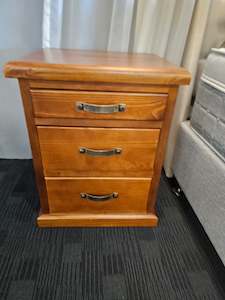 Settler 3 Drawer Bedside