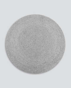 Floor covering: Tairua Round Rug Silver Birch