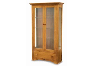 Millyard Display Cabinet with Halogen Lights