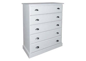 Andorra 5 Drawer Tallboy